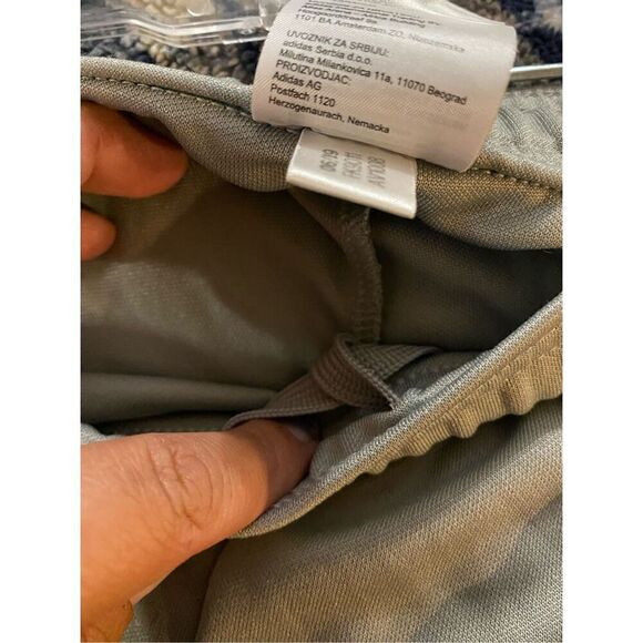 Adidas Women's Tiro 19 Training Pants White Gray Slim Fit Zip Ankle Size XL - Picture 9 of 9